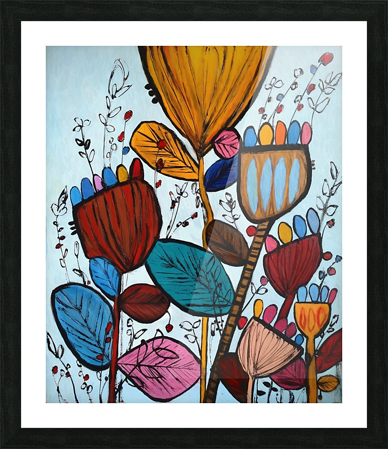 Wildflowers 2 Picture Frame print