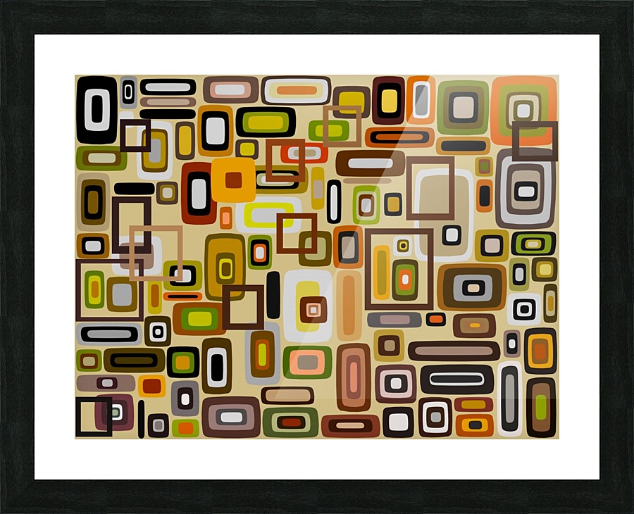 Abstract Composition 663 Picture Frame print
