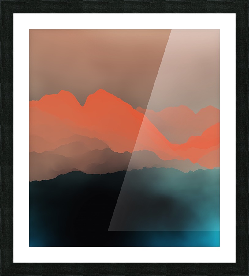 Mountainous landscape 2 Picture Frame print