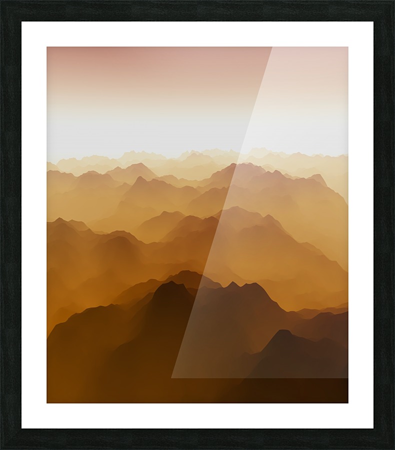 Mountainous landscape 3 Picture Frame print