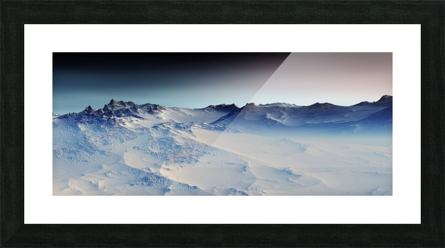 Snowy Mountains 2 Picture Frame print
