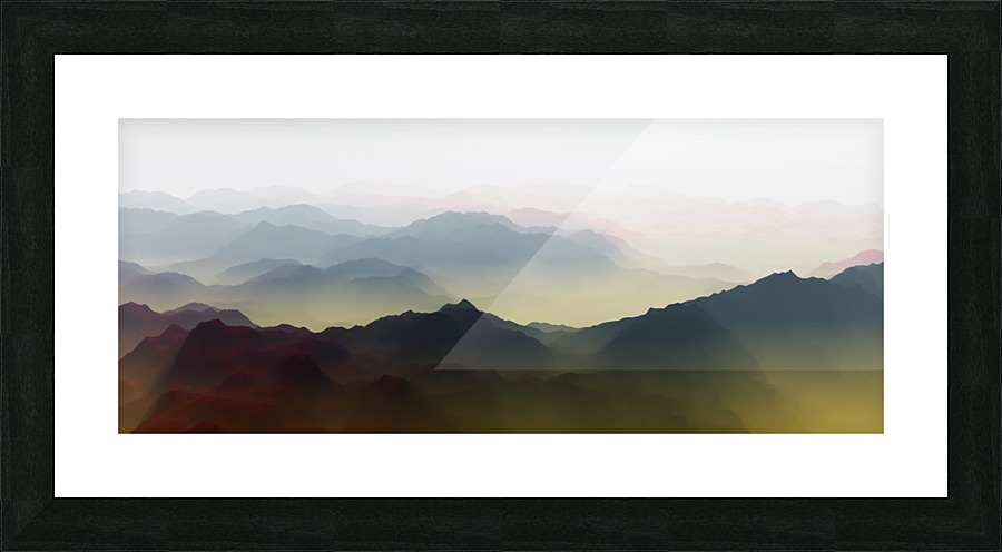 Mountainous Landscape 4 Picture Frame print