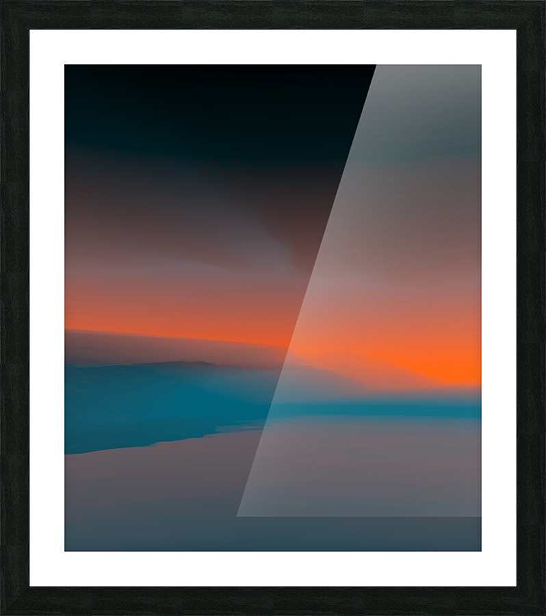 Sunset Colors 3 Picture Frame print