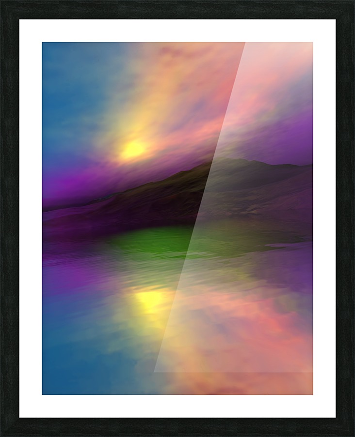 Sunset Colors 4 Picture Frame print