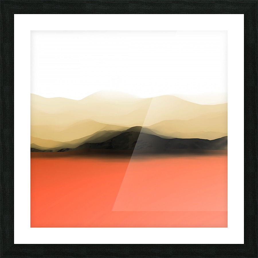 Mountainous landscape 8 Picture Frame print