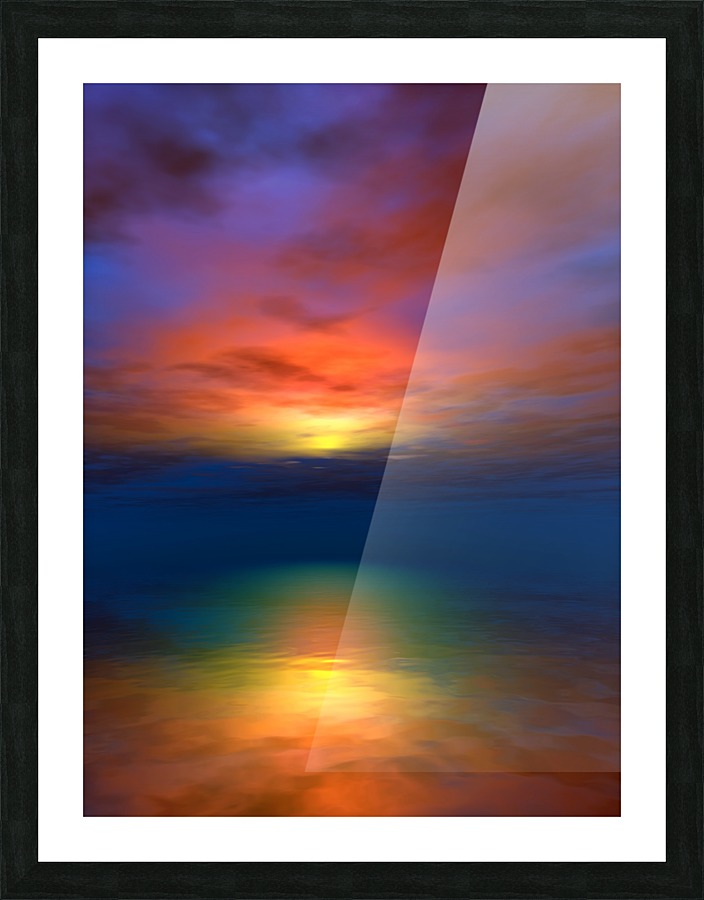 Sunset Colors 5 Picture Frame print