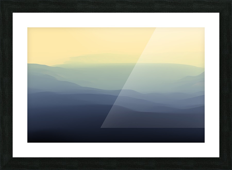 Mountainous Landscape 11 Picture Frame print
