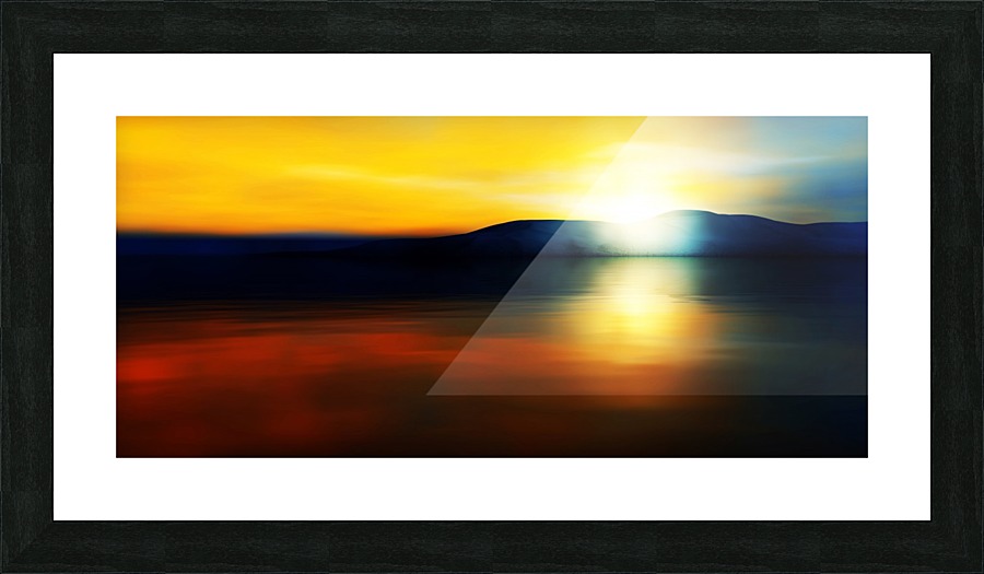 Sunset Colors 6 Picture Frame print
