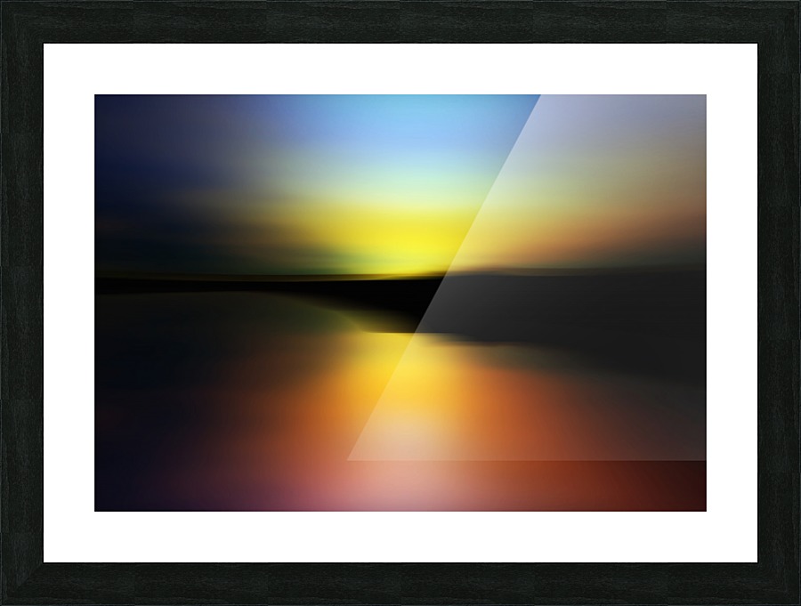 Sunset Colors 9 Picture Frame print
