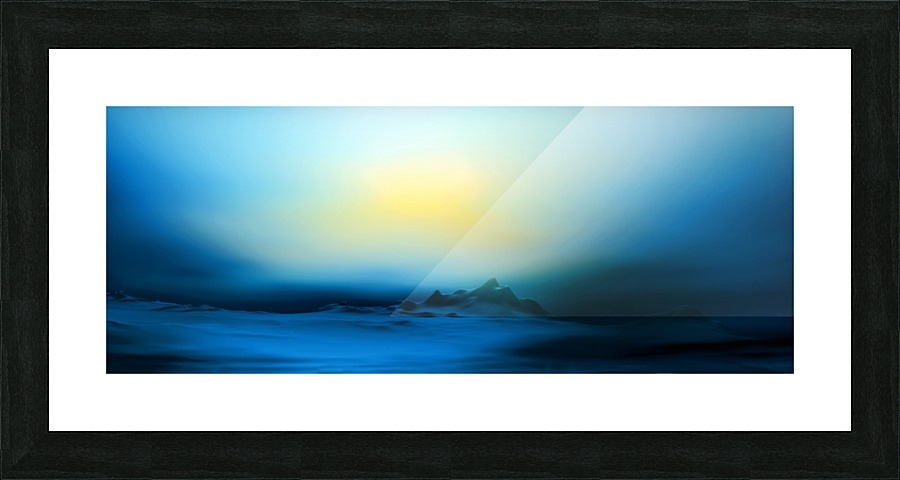 Blue immensity Picture Frame print