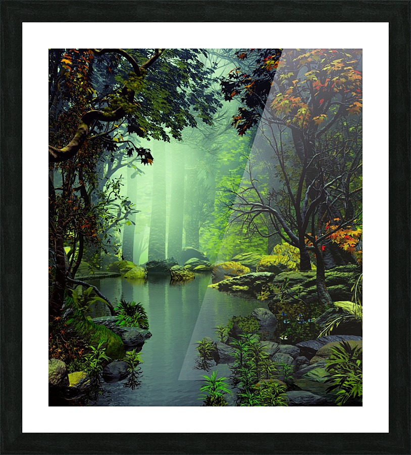 Magic Pond Picture Frame print