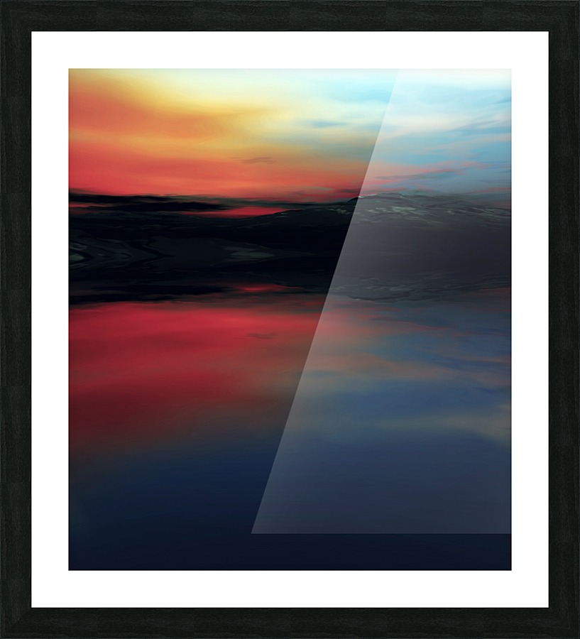 Sunset Colors 11 Picture Frame print