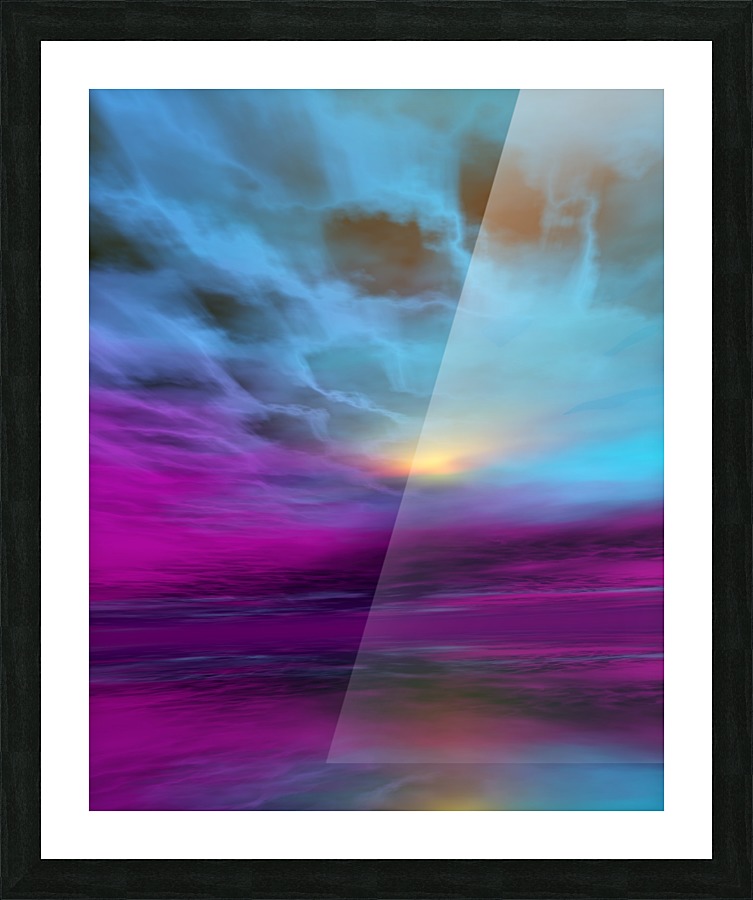 Sunset Colors 12 Picture Frame print