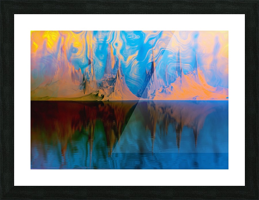 Surreal Landscape Picture Frame print