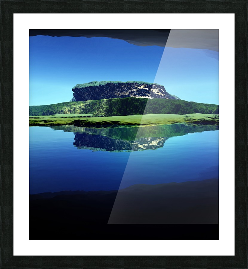 Distant Plateau Picture Frame print