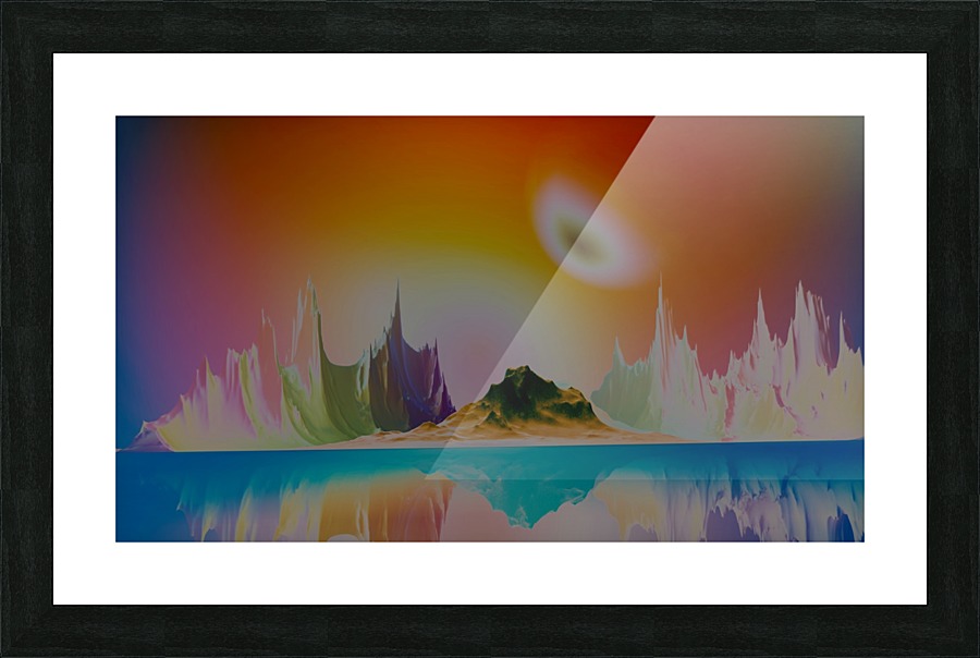 Surreal Landscape 2 Picture Frame print