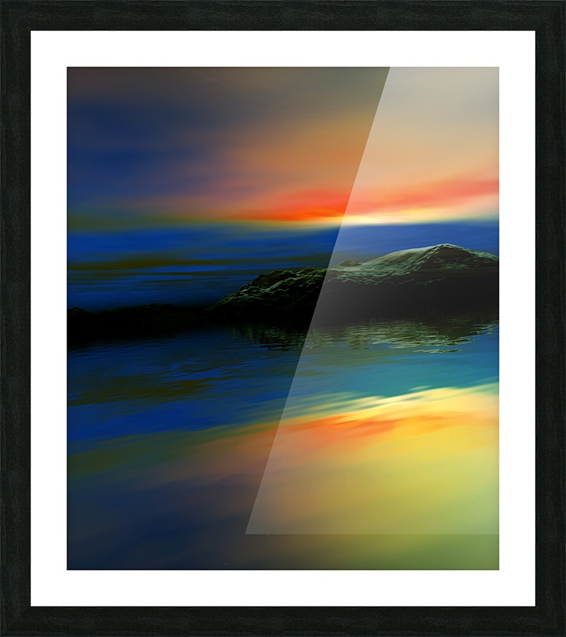 Sunset Colors 14 Picture Frame print