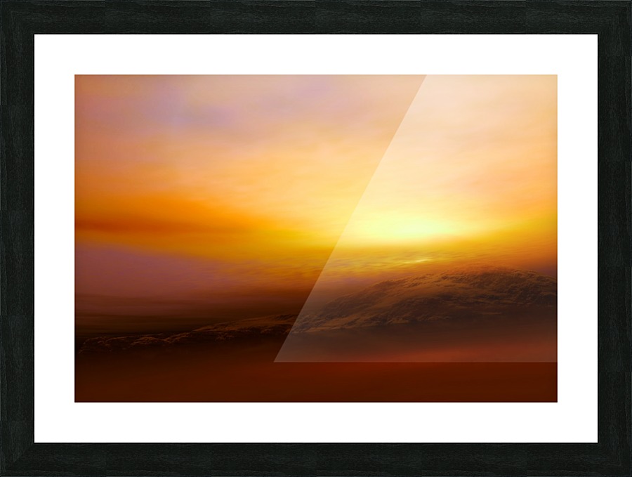 Sunset Colors 16 Picture Frame print