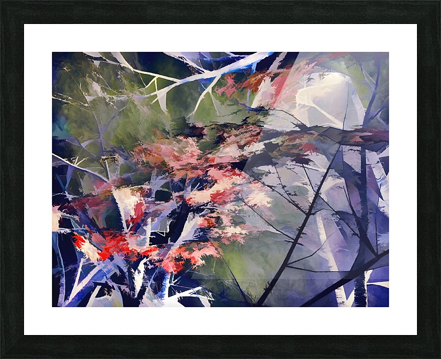 Autumnal Trees Picture Frame print