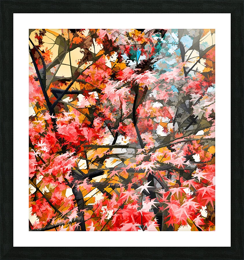 Autumnal Trees 4 Picture Frame print