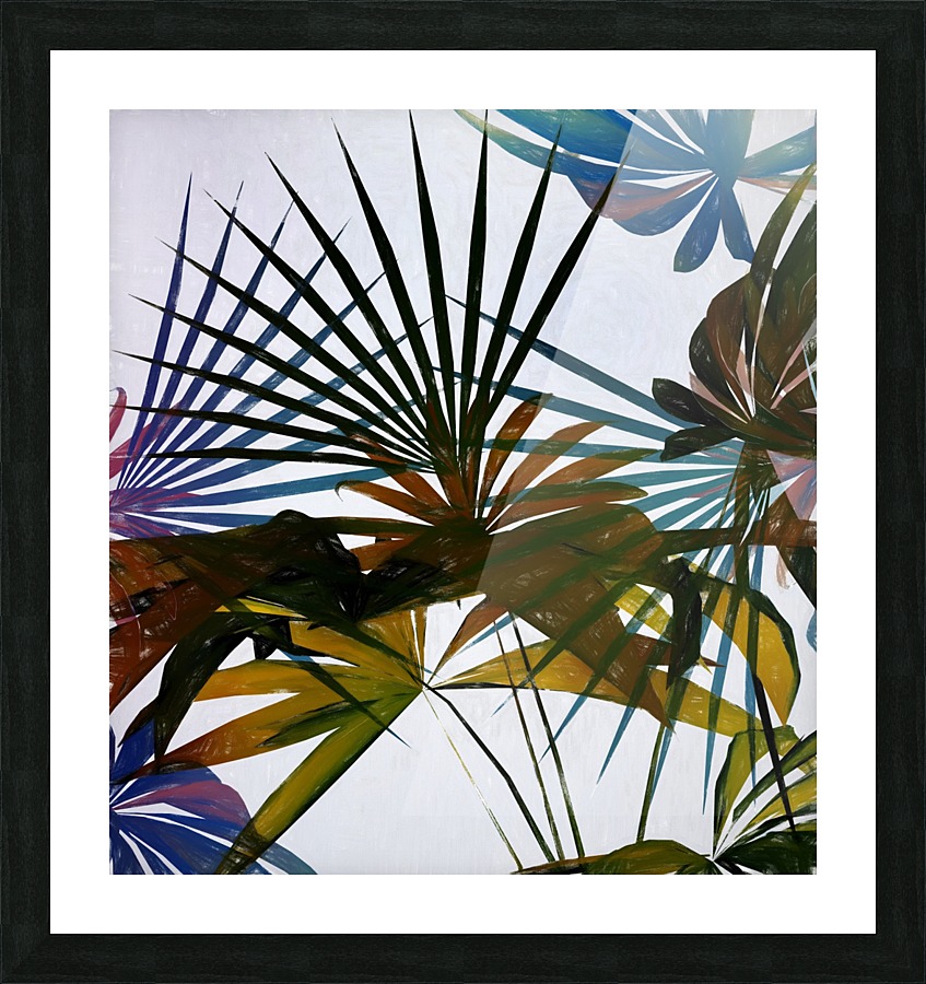 Tropical Foliage 2 Picture Frame print