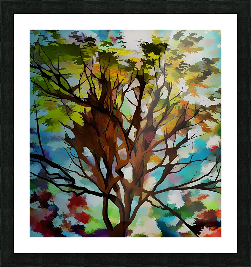 Autumnal Tree Picture Frame print