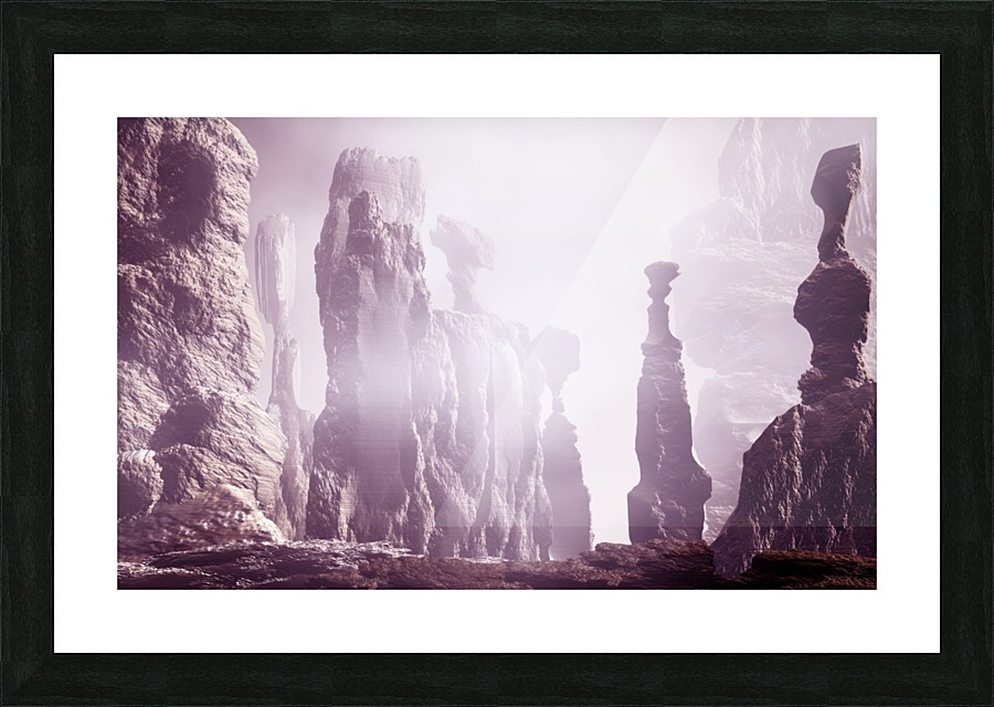 Haughty Profiles Picture Frame print