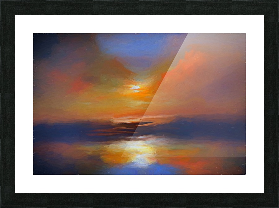 Sunset Colors 18 Picture Frame print