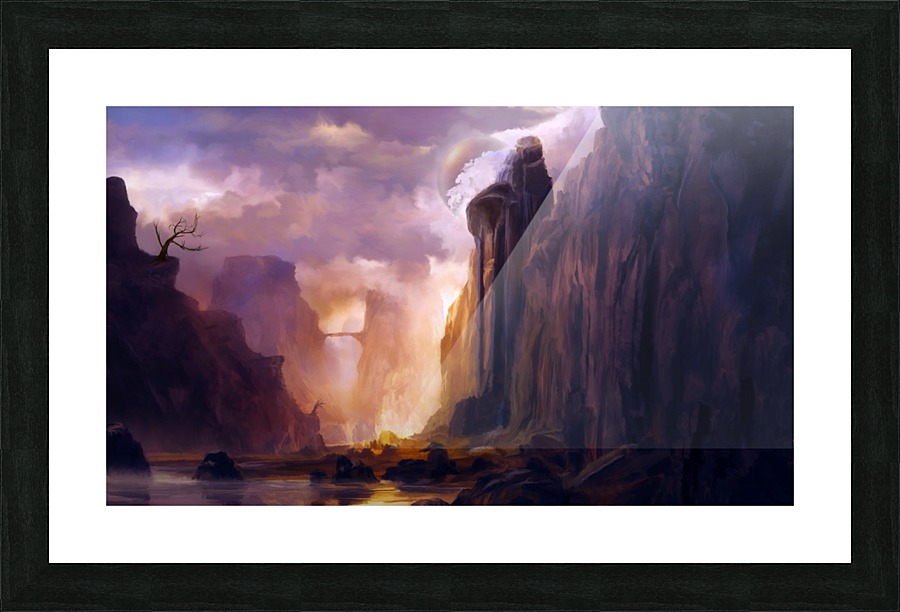 Rock Walls Picture Frame print