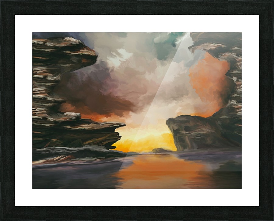 Rock Formations Picture Frame print