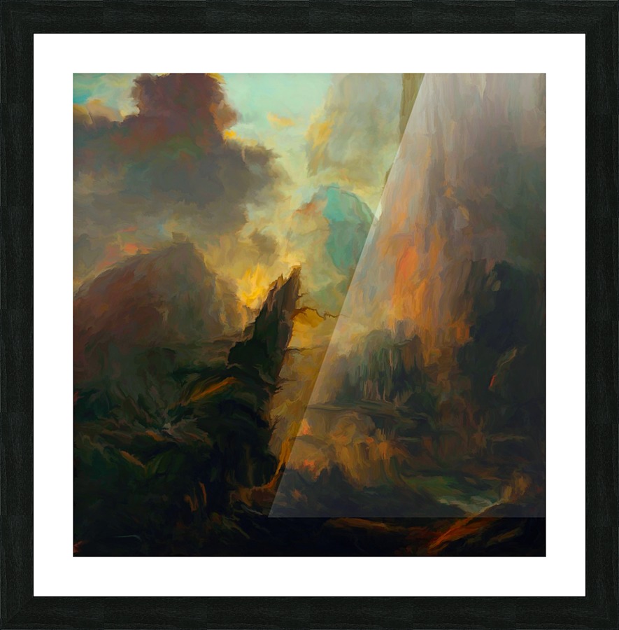 Fierce Landscape Picture Frame print