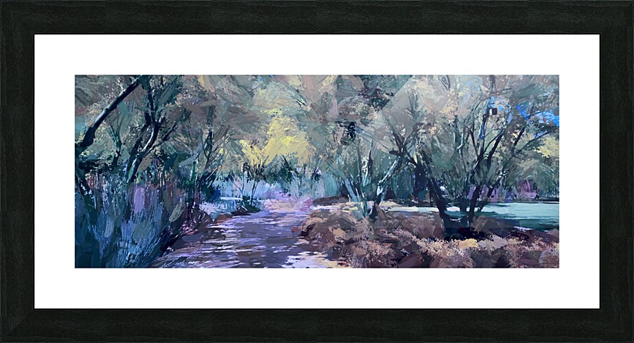Way between Grove Picture Frame print