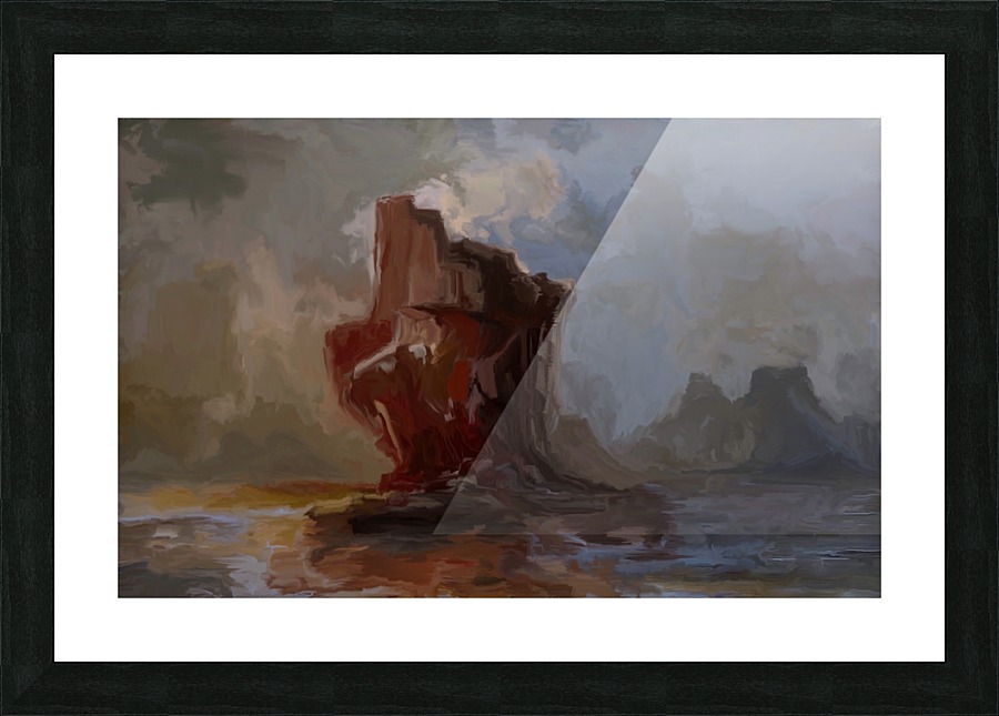 Great Rock Picture Frame print