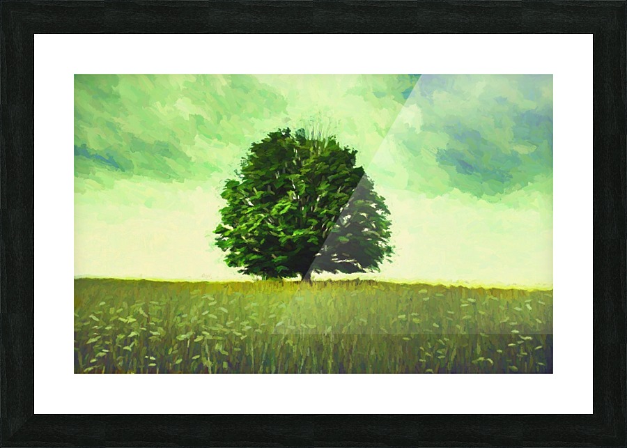 Lonely tree Picture Frame print
