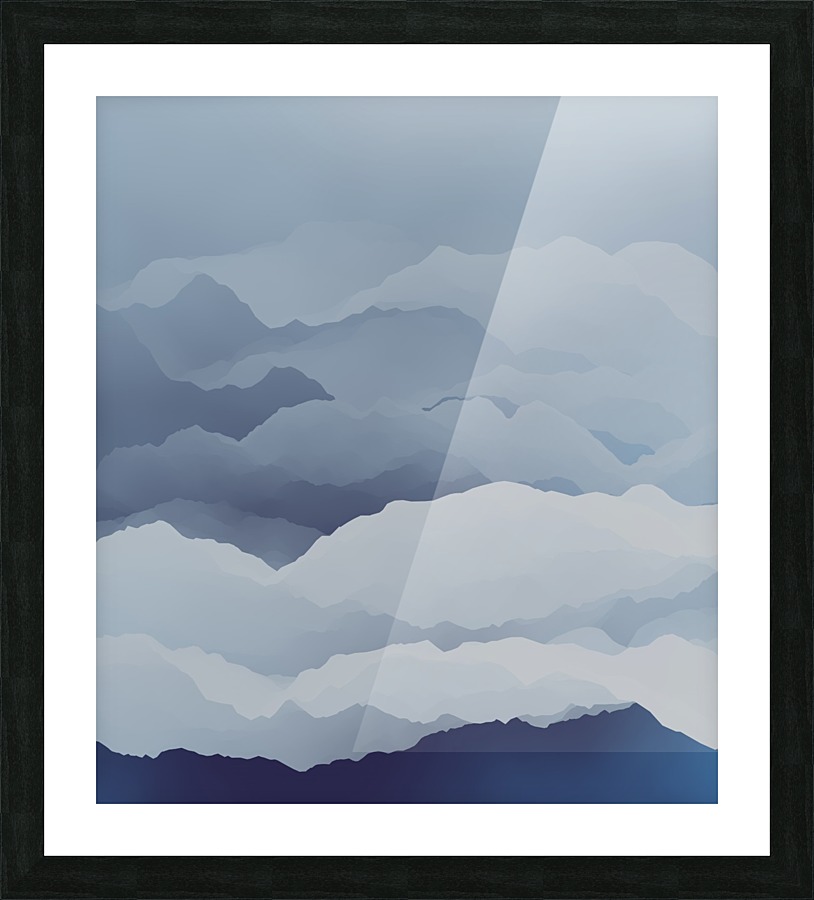 Beautiful Mountains Picture Frame print