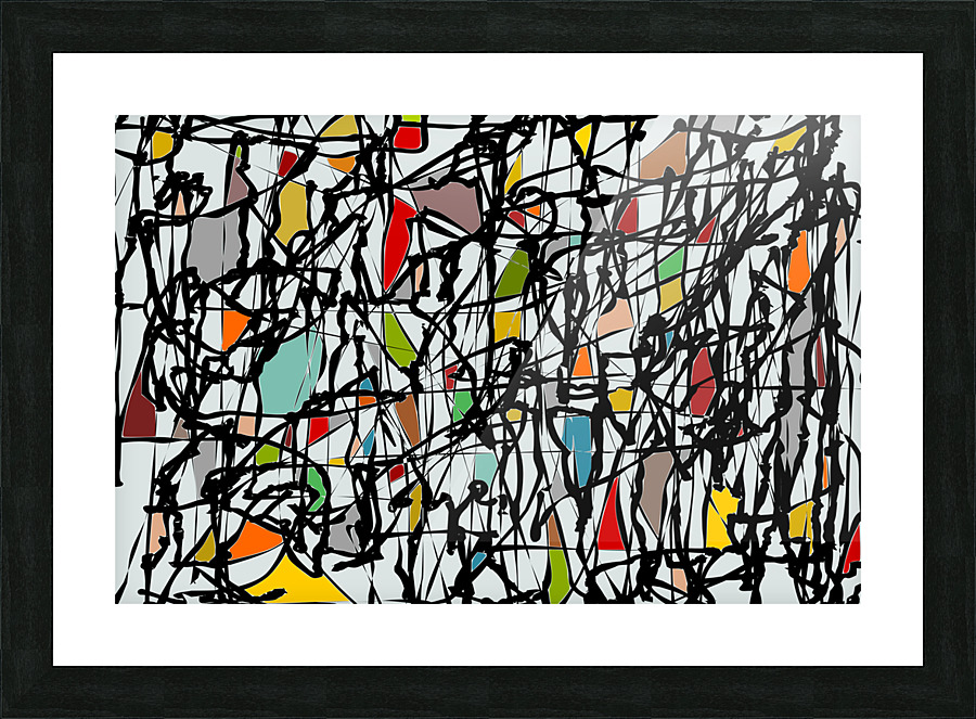 Pollock Wink Picture Frame print