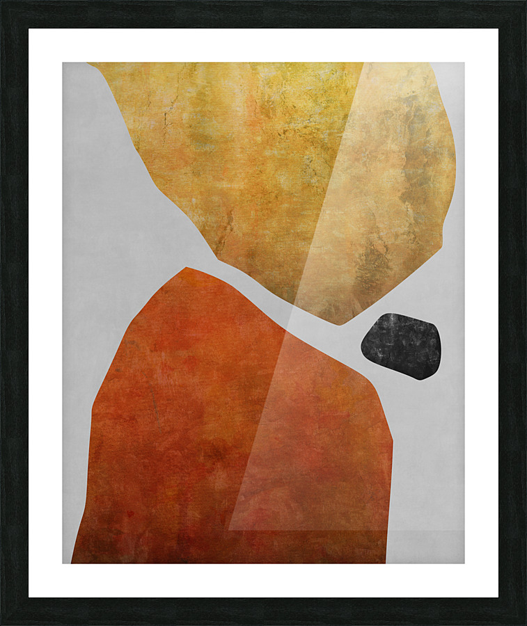Organic Shapes Picture Frame print