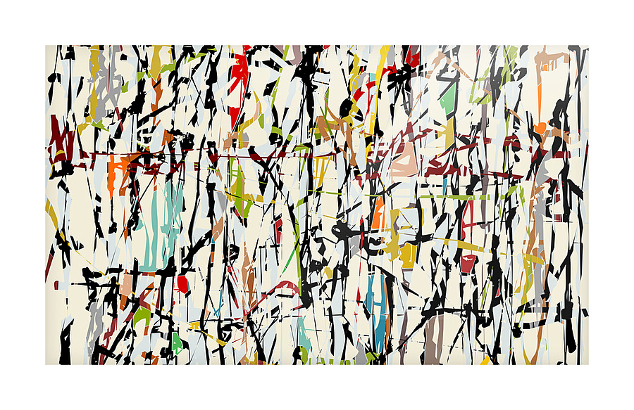 Pollock Wink 2 Picture Frame print