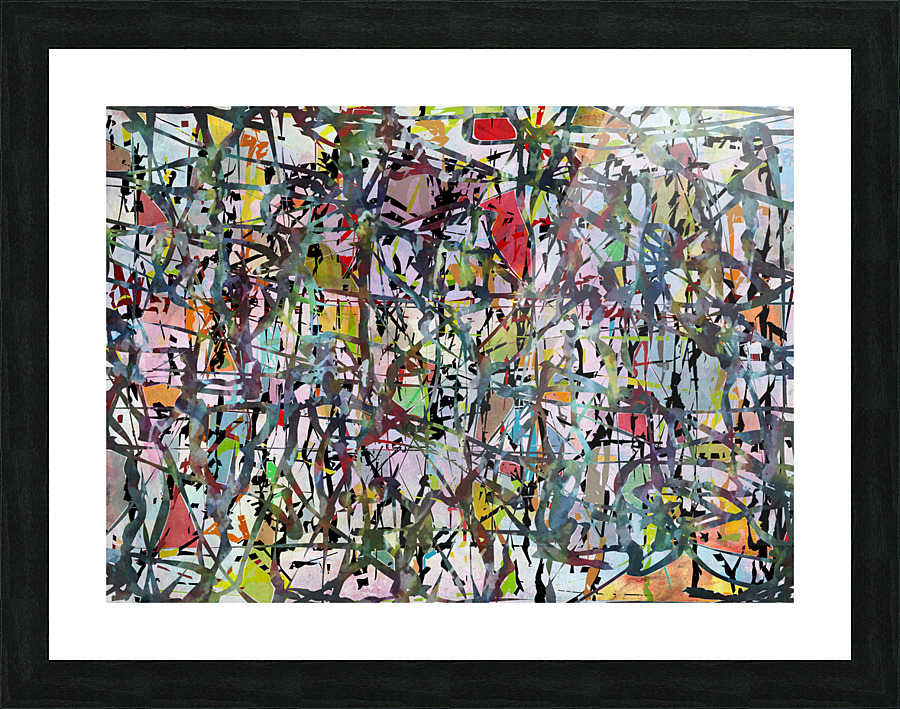 Pollock Wink 3 Picture Frame print