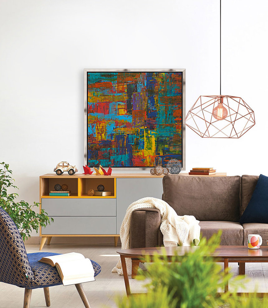 Abstract Composition 737 Reproduction