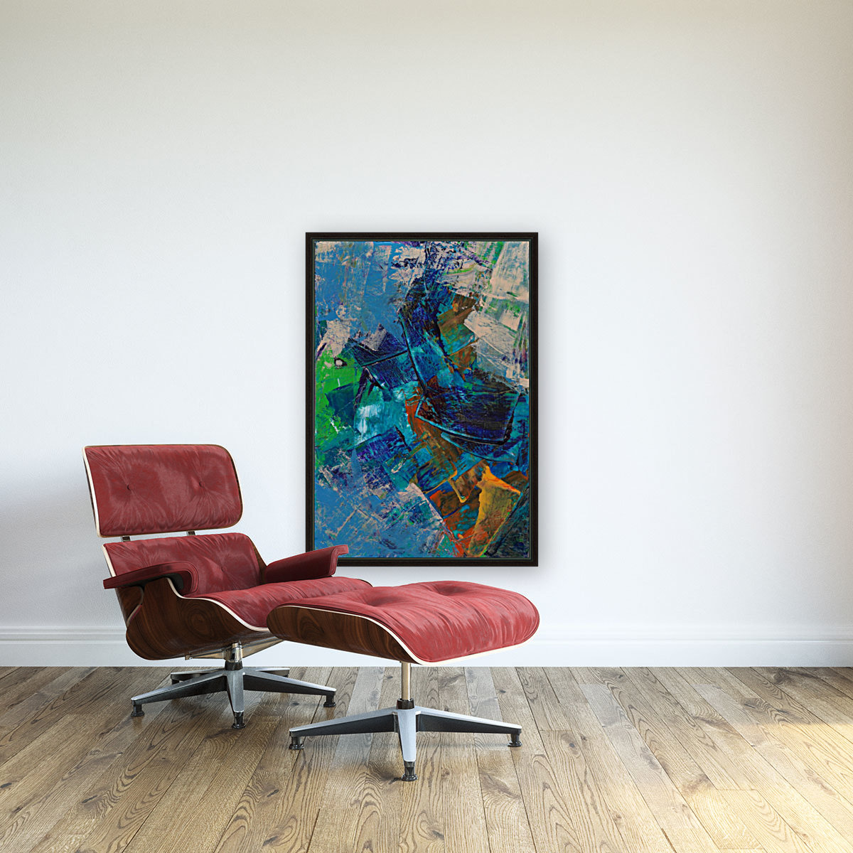 Abstract Composition 739 Reproduction