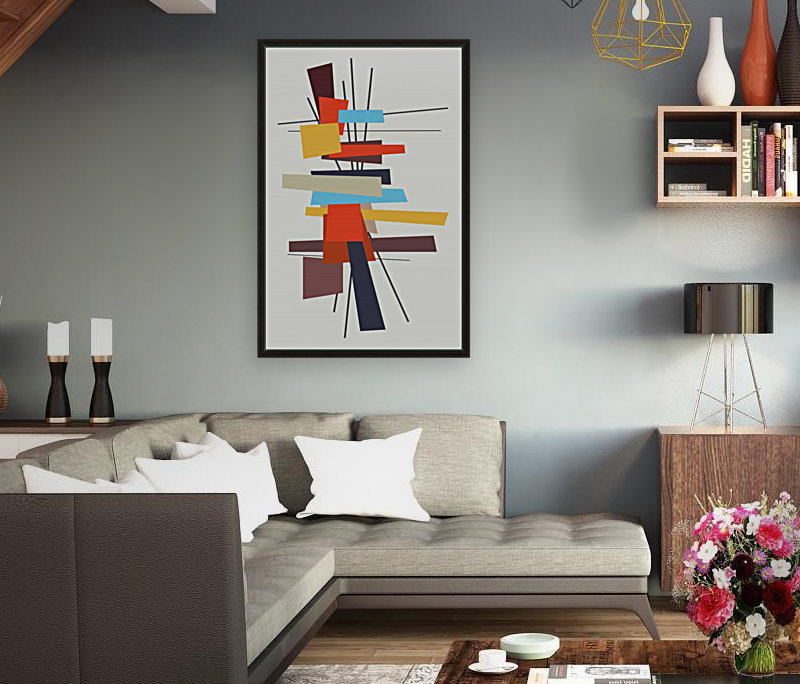 Abstract Composition 756 Reproduction