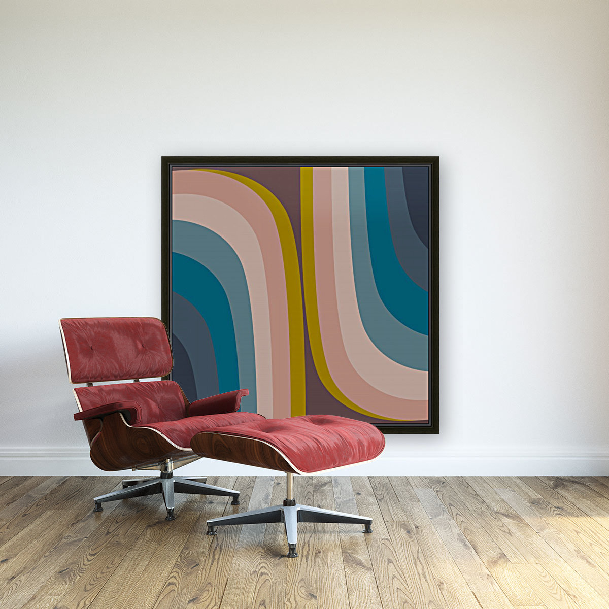 Abstract Composition 745 Reproduction