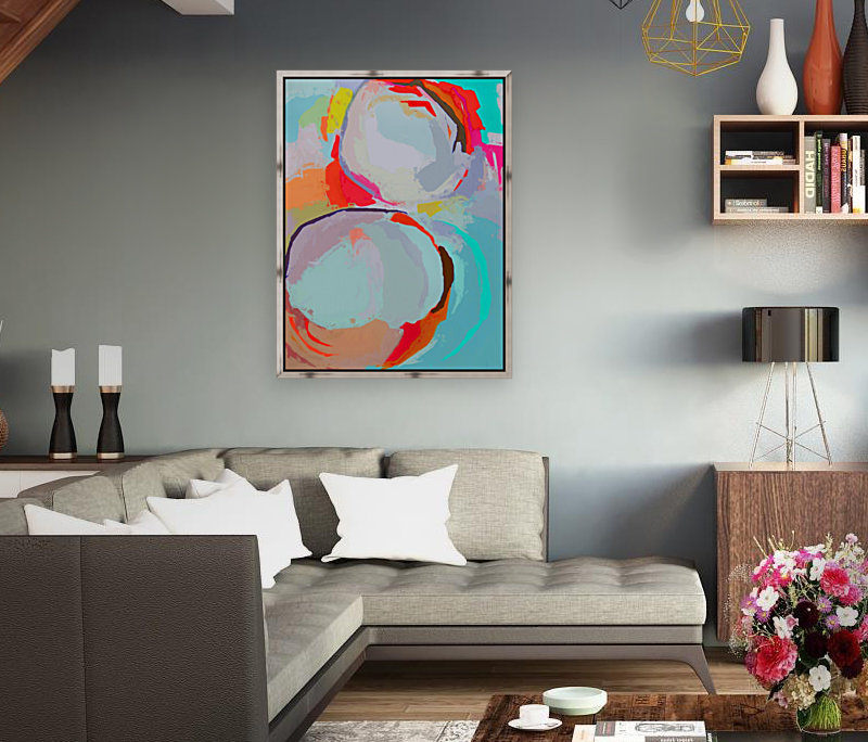 Abstract Composition 694 Reproduction