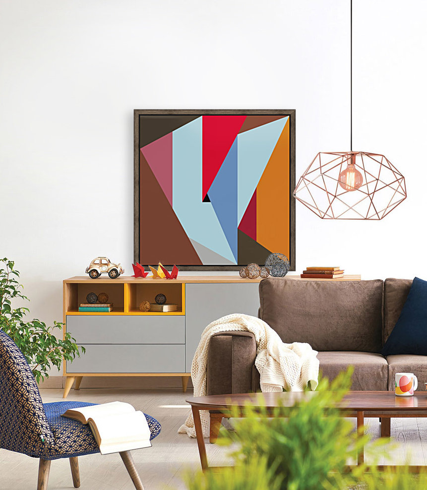 Abstract Composition 676 Reproduction
