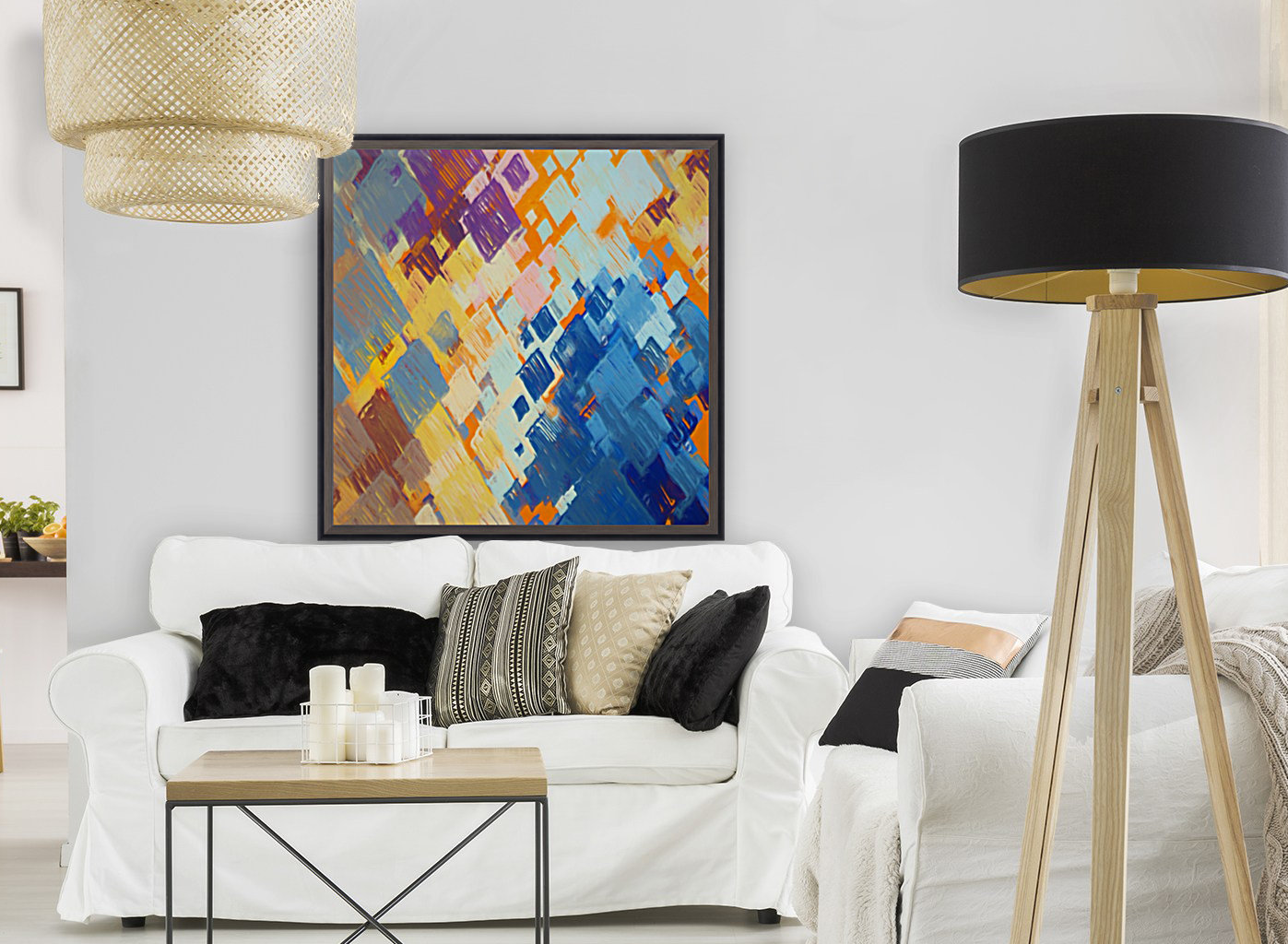 Abstract Composition 674 Reproduction