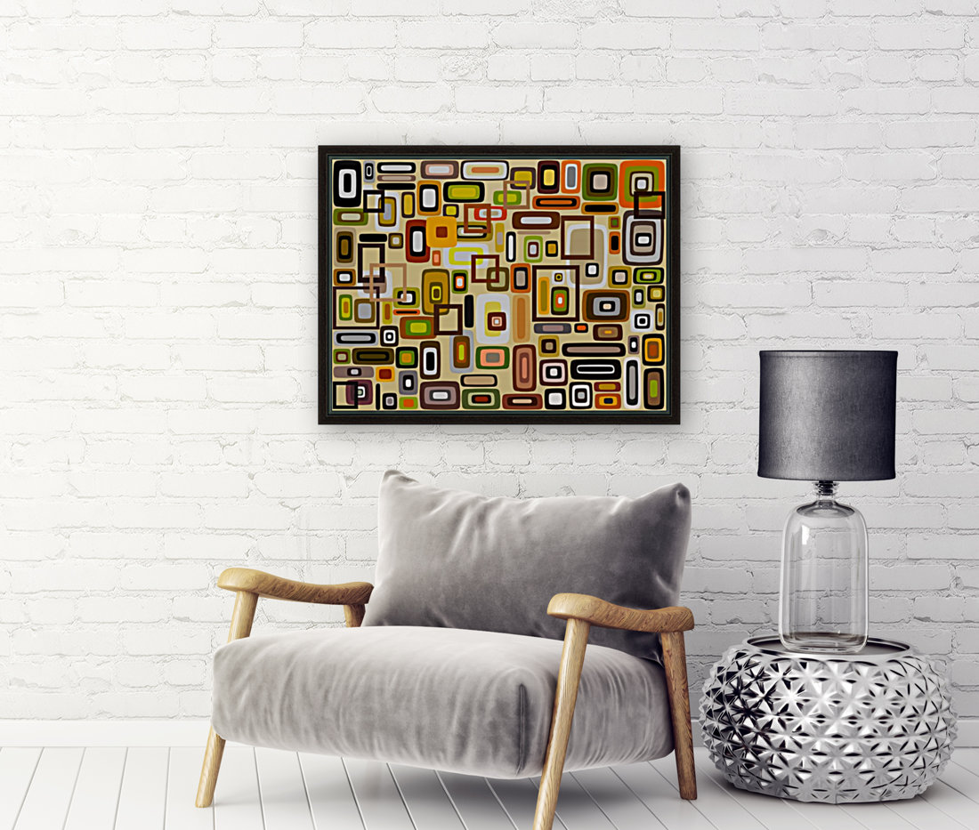 Abstract Composition 663 Reproduction