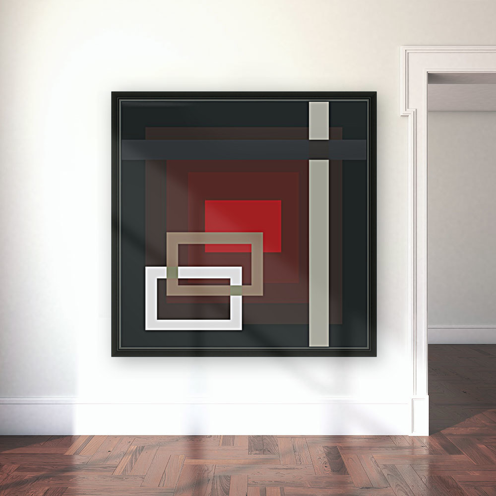 Abstract Composition 660 Reproduction