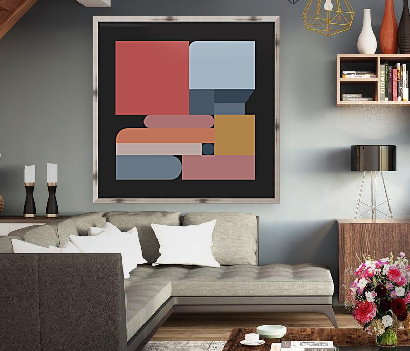 Abstract Composition 656 Reproduction