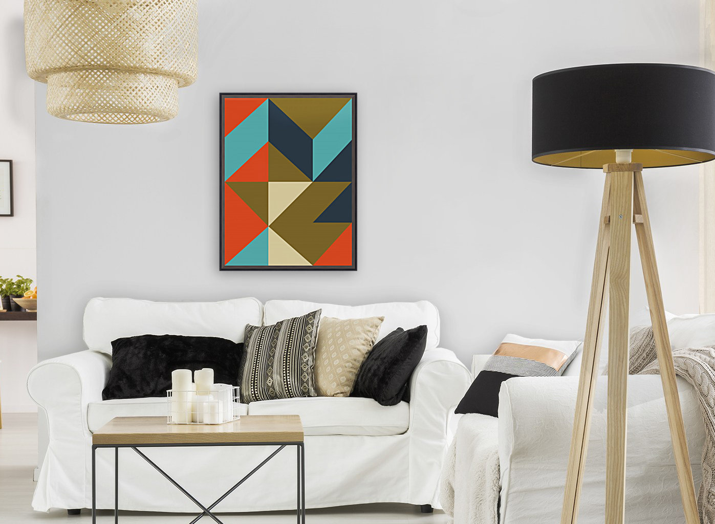 Abstract Composition 646 Reproduction